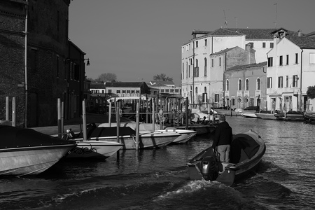 Pohled z Fondamenta Sebastiano Santi (Murano)